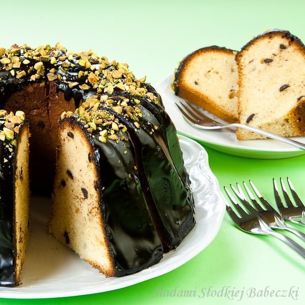 Wielkanocna babka waniliowa z marcepanem / Spanish vanilla and marzipan cake