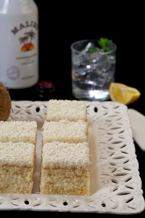 Biszkopt z kremem Malibu / Sponge cake with Malibu cream