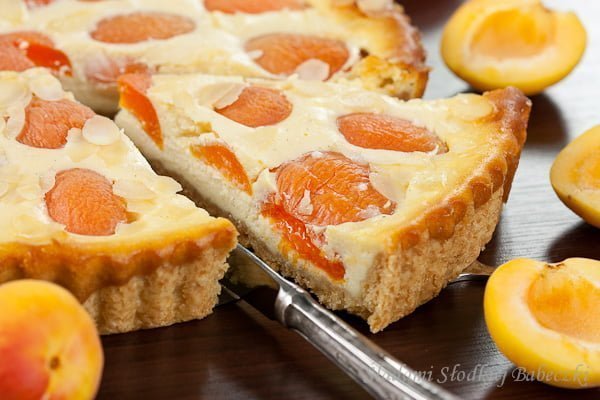 Tarta z morelami / Vanilla cheese and apricot tart