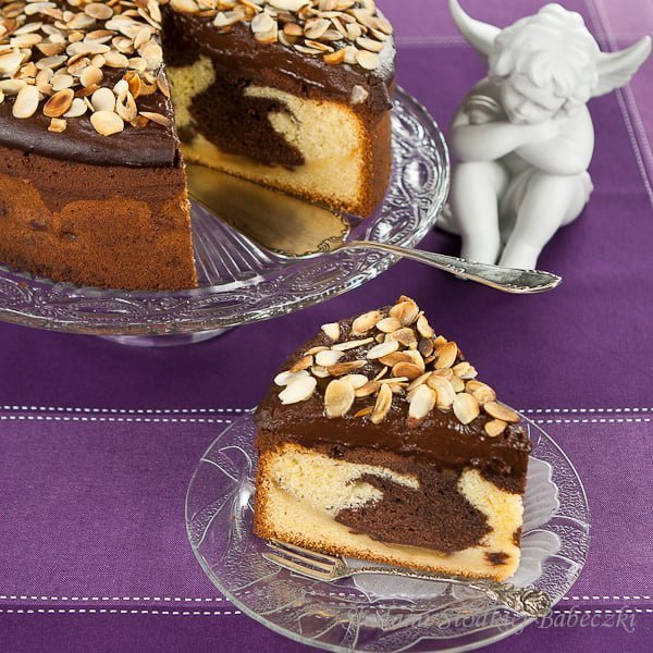 Łaciate ciasto z gruszkami | Spotted cake with pears