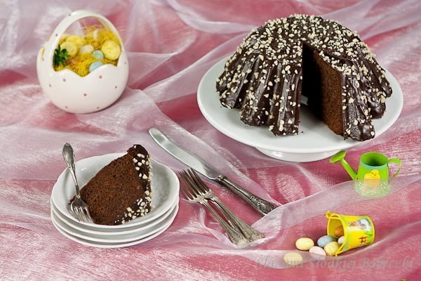 Babka czekoladowa z kawałkami czekolady | Chocolate cake with chocolate chips